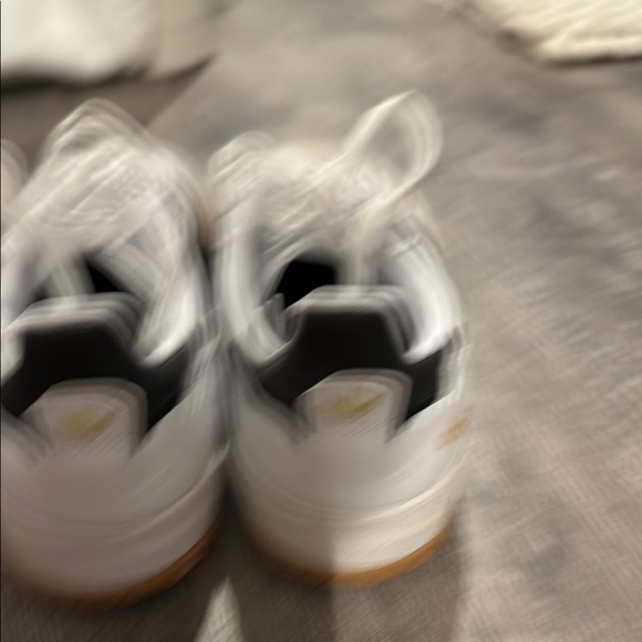 Adidas Men's White and Black Sneakers - Picture 3 of 6